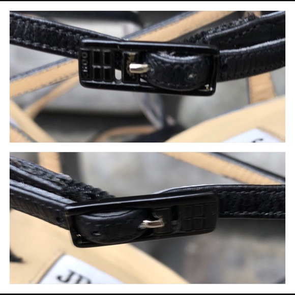 ⭐️HP🧜‍♀️Jimmy Choo Strappy Sandal RhinoChoo sz 40 - Picture 3 of 8